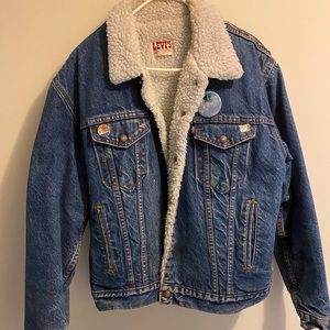 Levis Sherpa Denim Jean Jacket